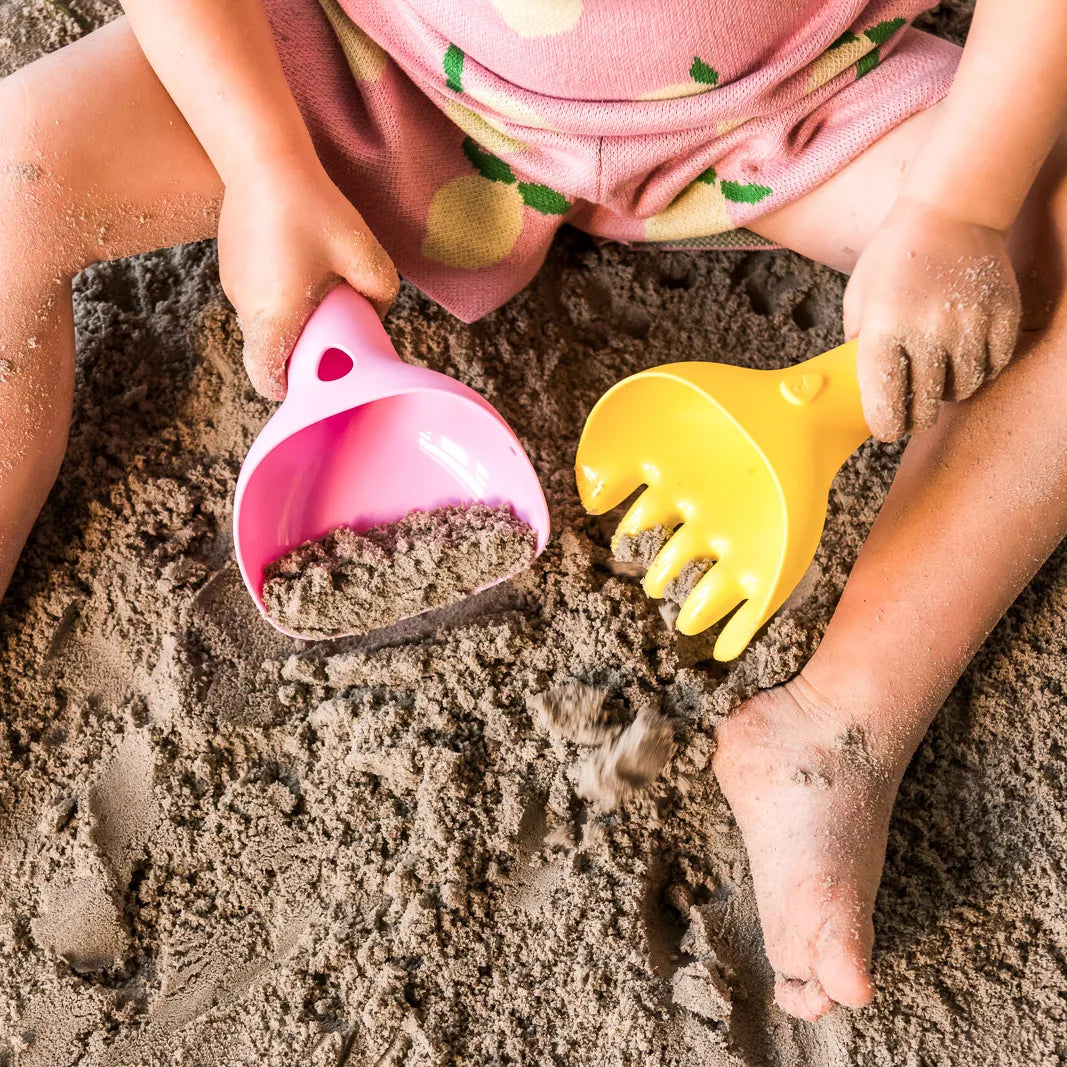 Rake & Digger Tools- Pink & Yellow