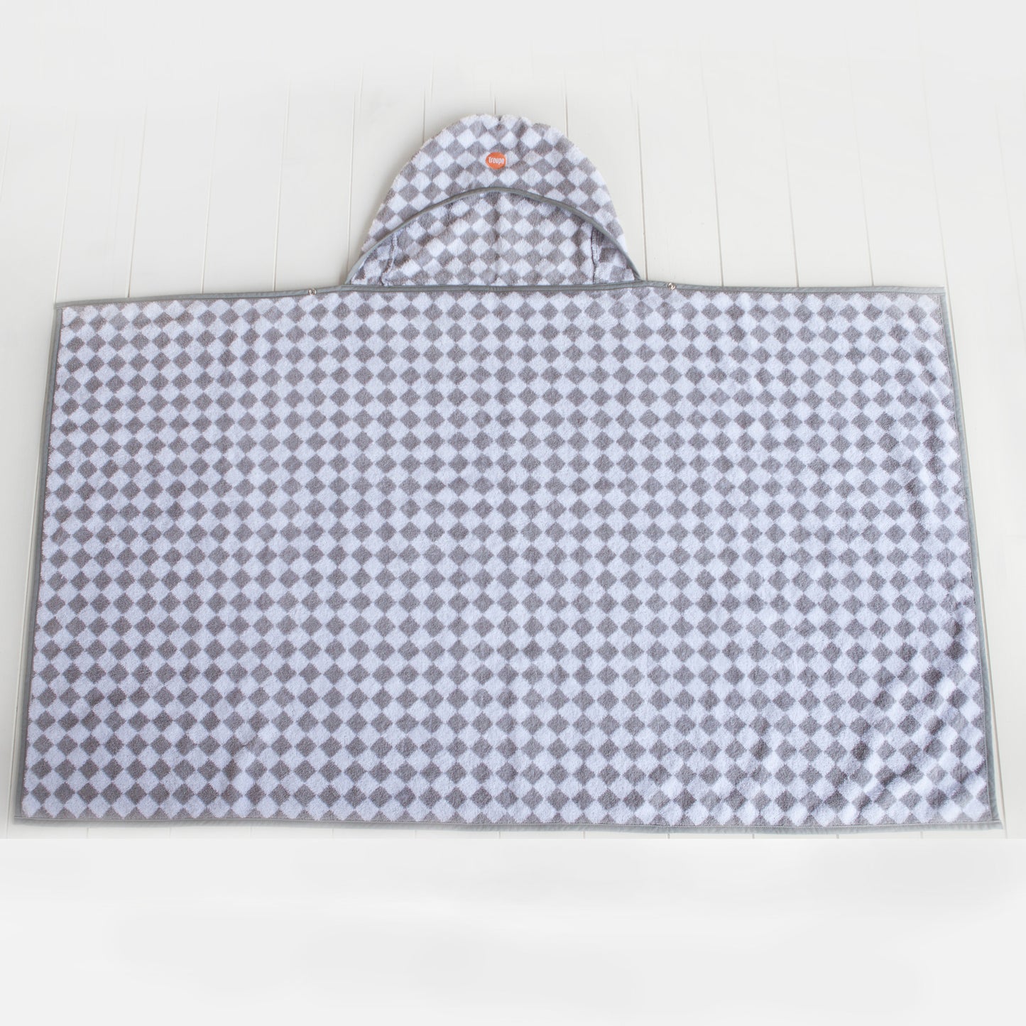 Troupe Kids Hooded Towel - Checkerboard