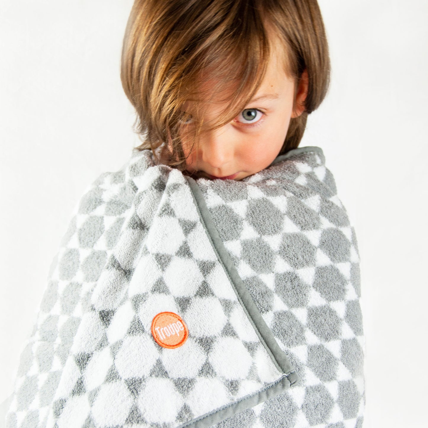 The Classic Towel - Grey Honeycomb