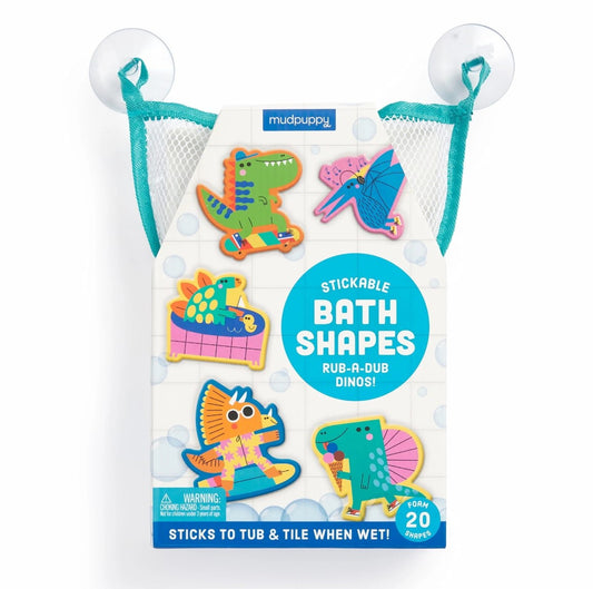 Rub a Dub Dinosaurs - Stickable Foam Bath Shapes