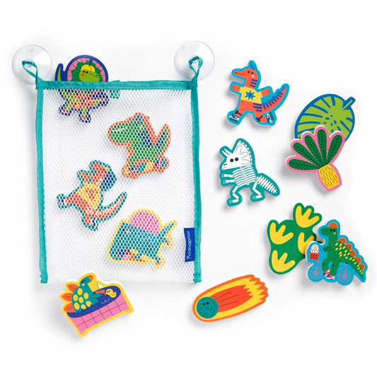 Rub a Dub Dinosaurs - Stickable Foam Bath Shapes