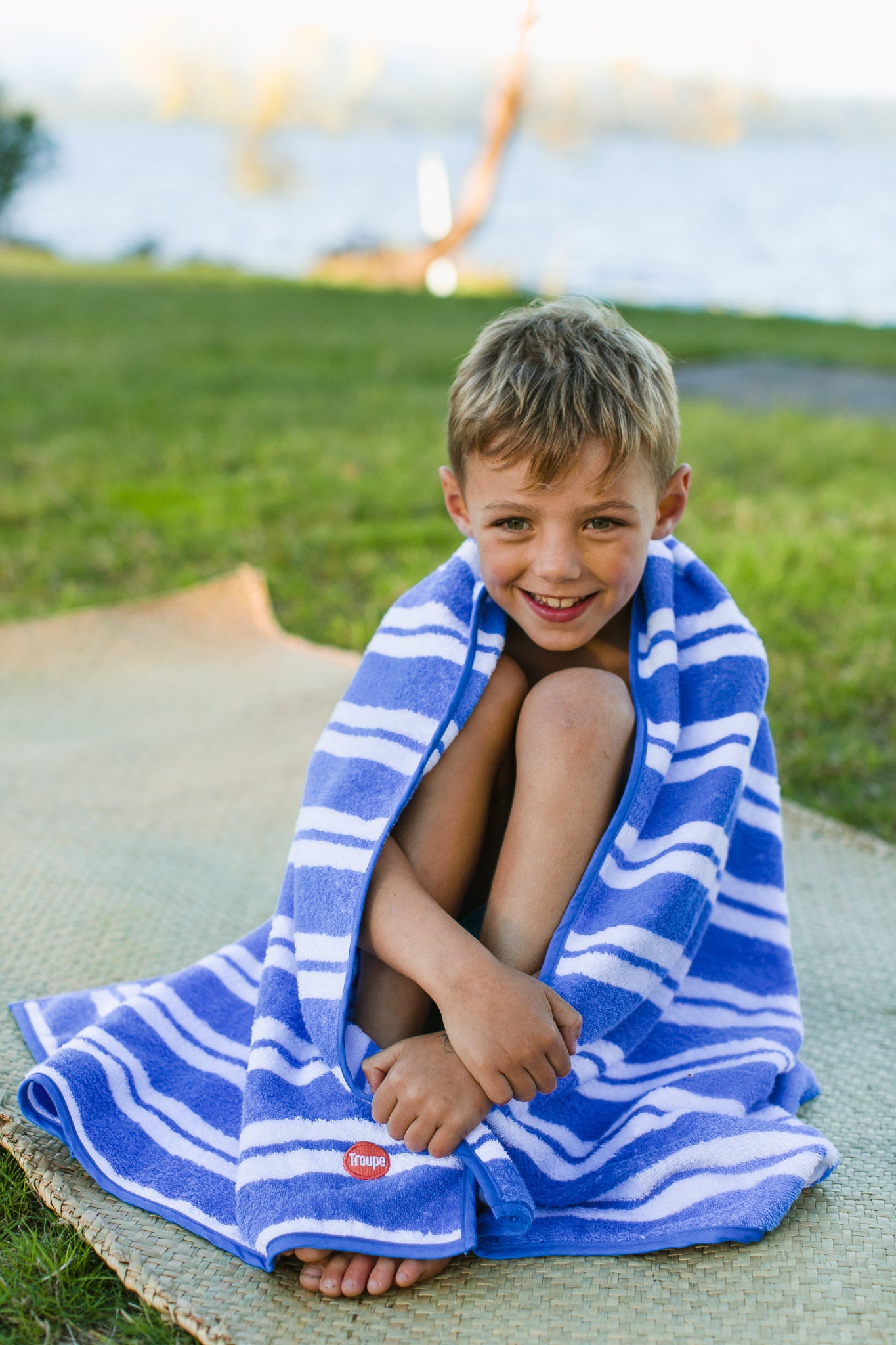 The Classic Towel - Rugby Stripe