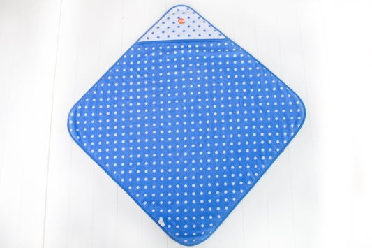 Baby Hooded Towel - Blue Dot